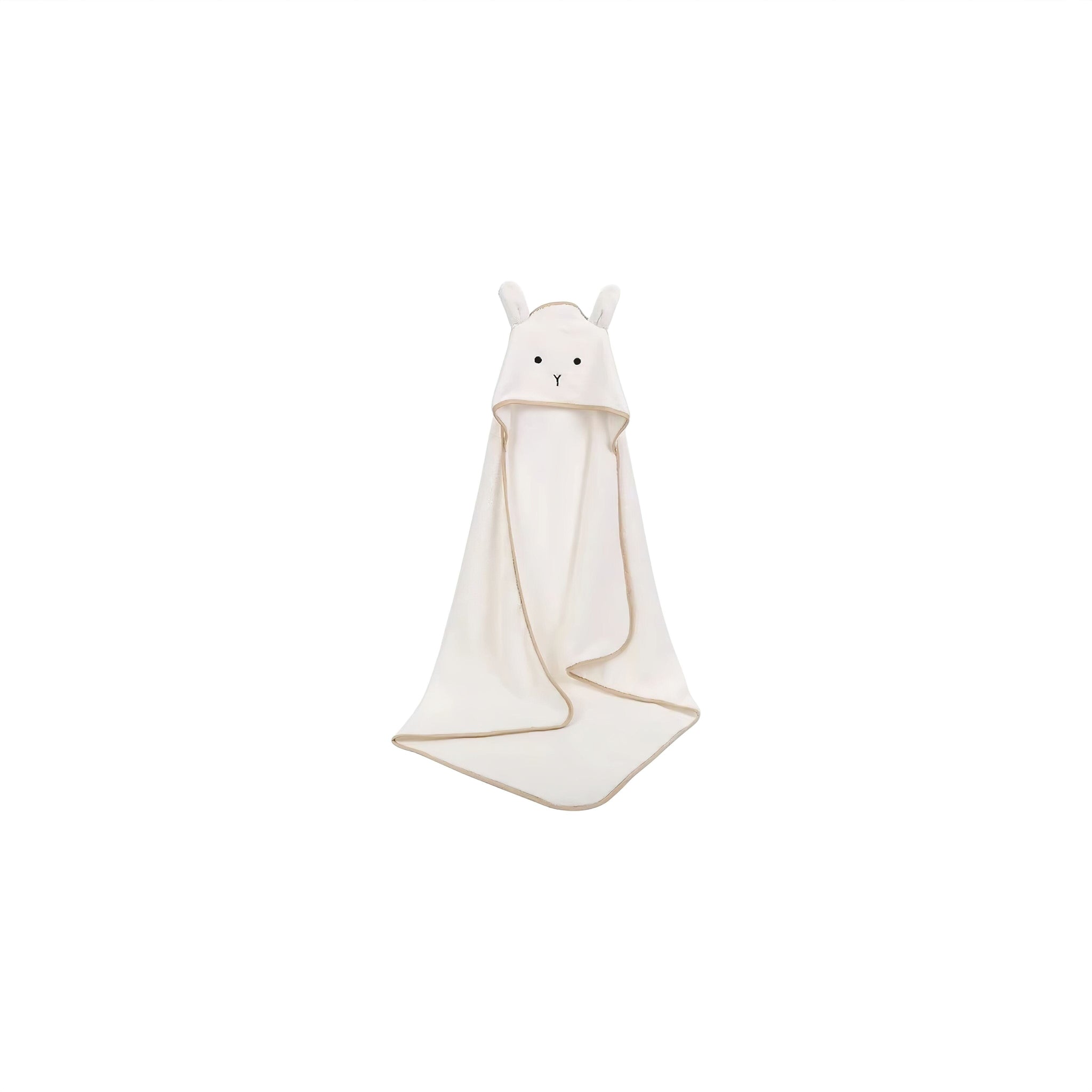 Tiny Hoodie Towel (JS) Baby Boujee White 