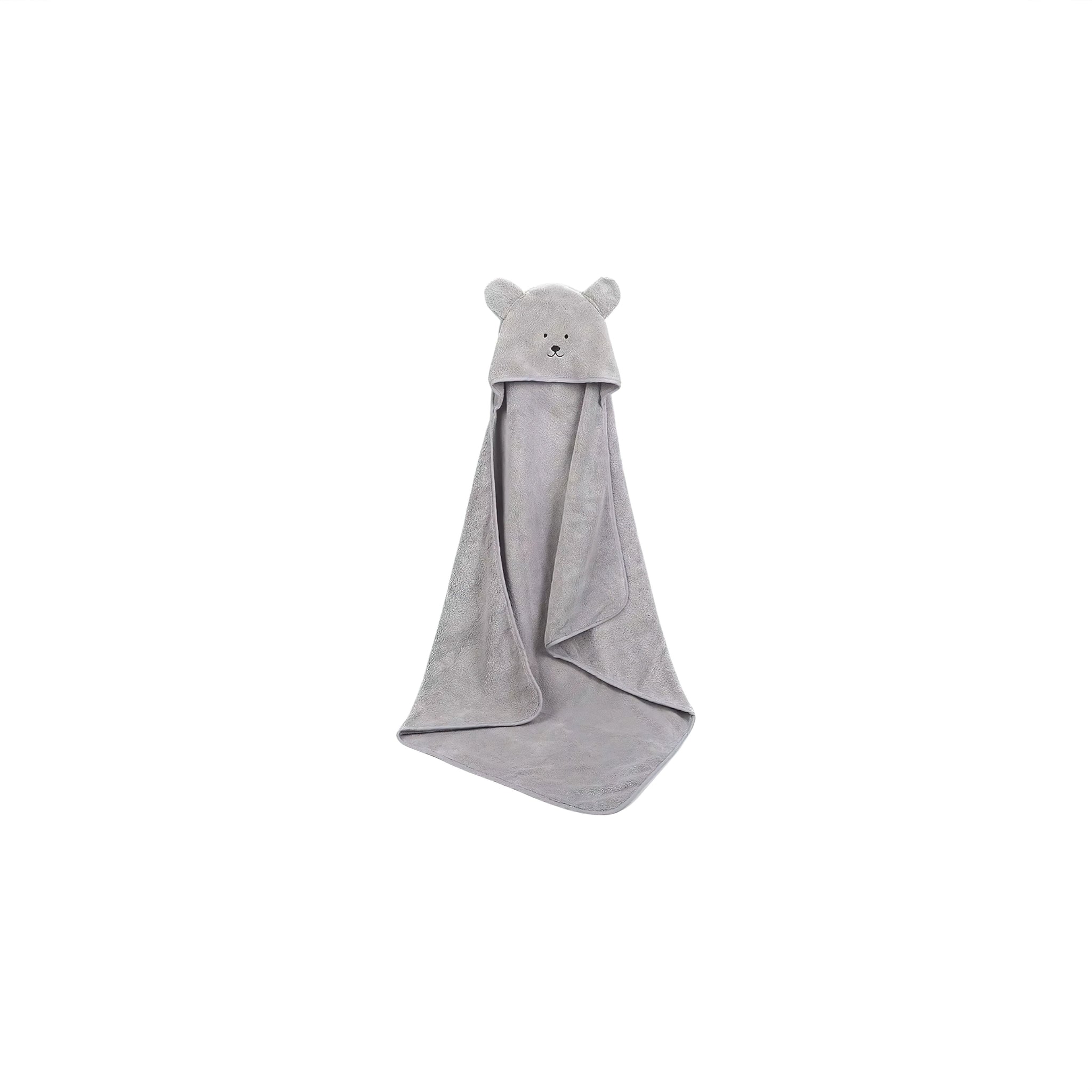 Tiny Hoodie Towel (JS) Baby Boujee Grey 