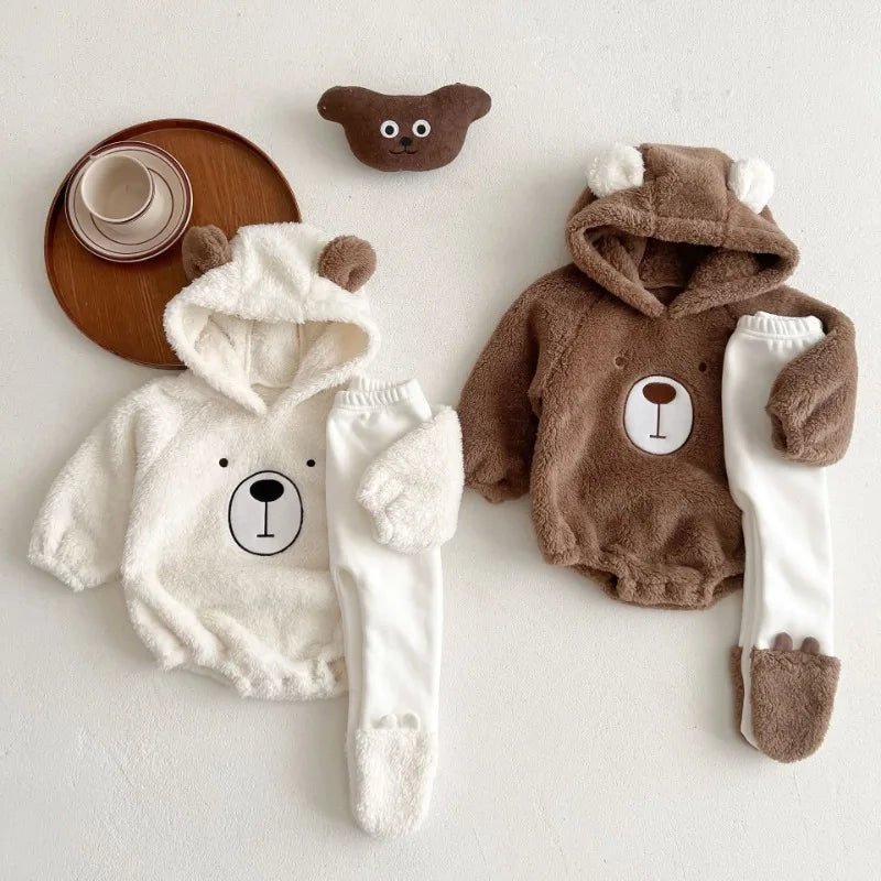 Hooded Bear Set Unisex Clothing Baby Boujee 