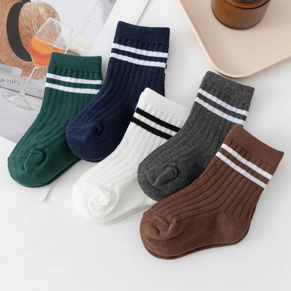 Stripes Crew Socks