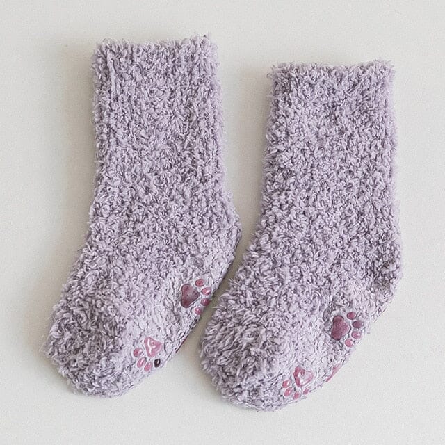 Lush Winter Socks Shoes + Socks USAdrop Purple S 