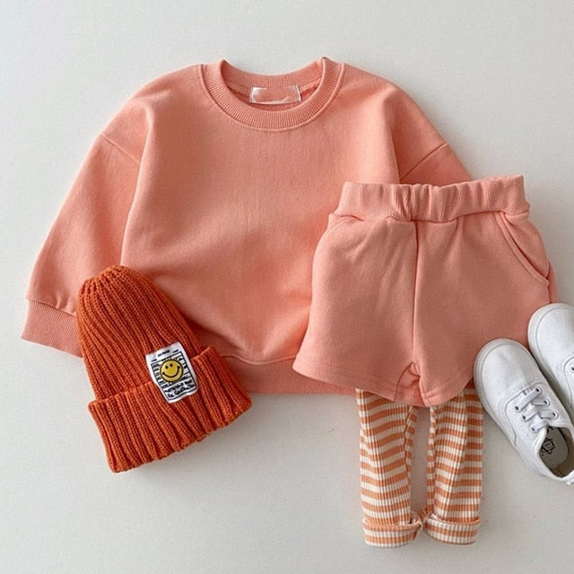 Snug Baby Sweater & Pants Set Newborn + Infant Baby Boujee Apricot 6M 