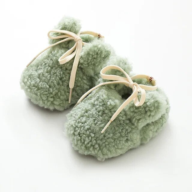 Winter Baby Moccasin Booties