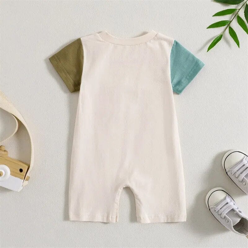 Baby's Summer Short Sleeve Romper Unisex Clothing Baby Boujee 