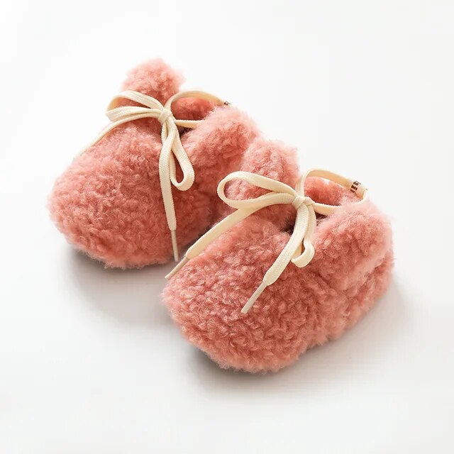 Winter Baby Moccasin Booties