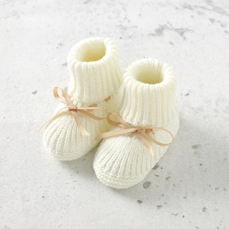 Tiny Steps Knitwear Set Shoes + Socks Baby Boujee 