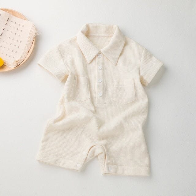 Cloud Romper Newborn + Infant Baby Boujee Ivory 3M 