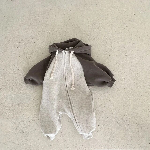 Cotton Hooded Romper