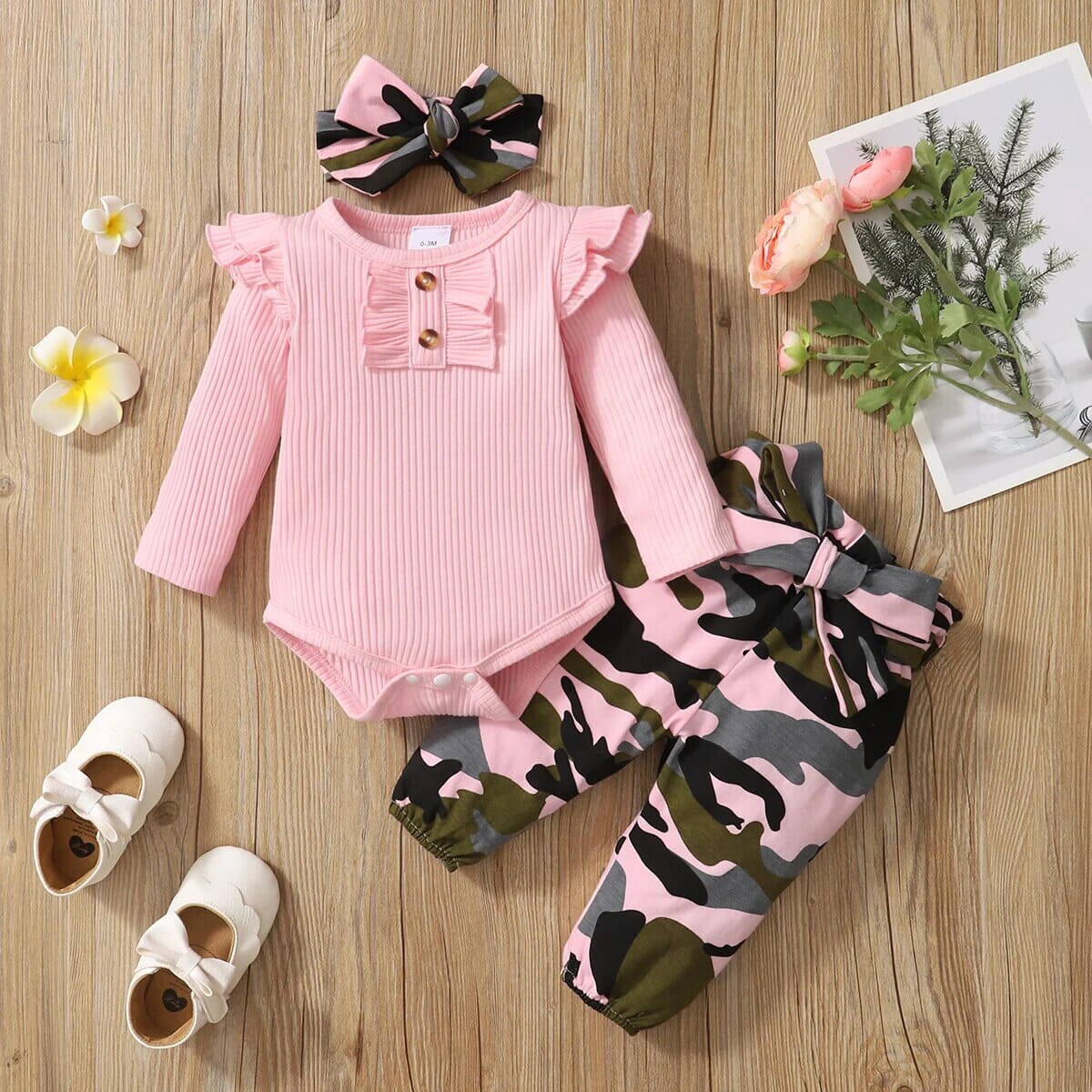 Sweetie Camo Trio Girls Clothing Baby Boujee 