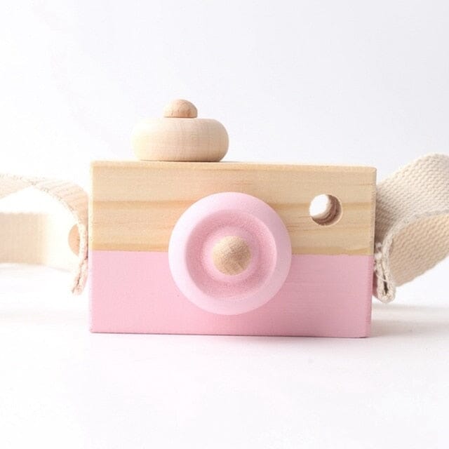 Tiny Lens Wooden Camera Gifts + Toys Baby Boujee Pink 