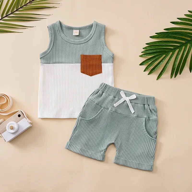 Baby Boys Summer Sleeveless Outfits Boys Clothing Baby Boujee 