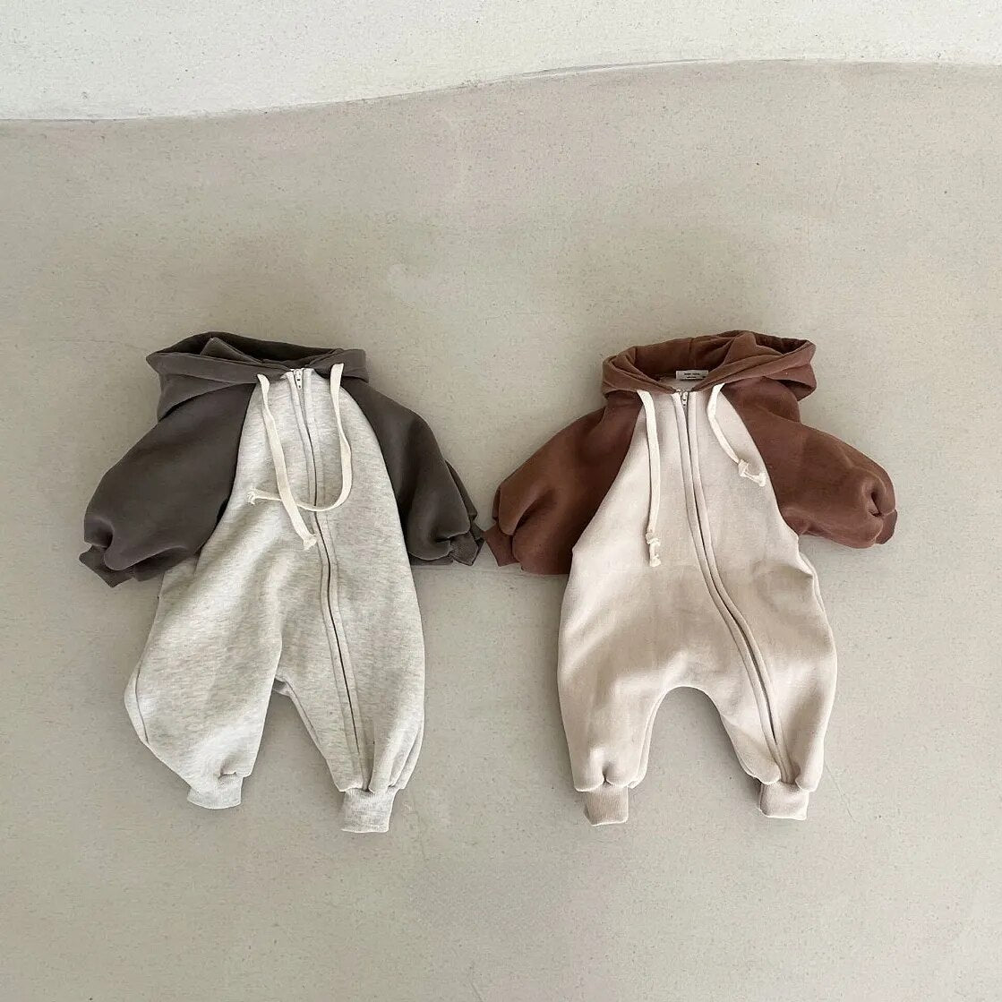 Cotton Hooded Romper Unisex Clothing Baby Boujee 