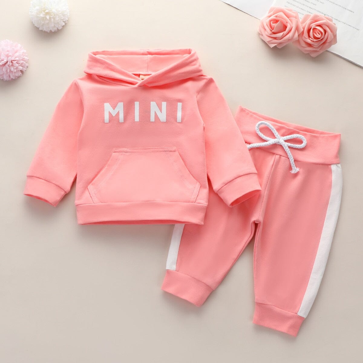 Pretty Princess Tracksuit Set Girls Clothing USAdrop Pink 3M 