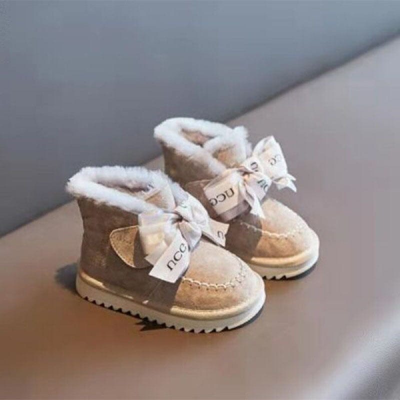 Snuggle Boots Shoes + Socks USAdrop 5.31” (13.5cm) Latte 