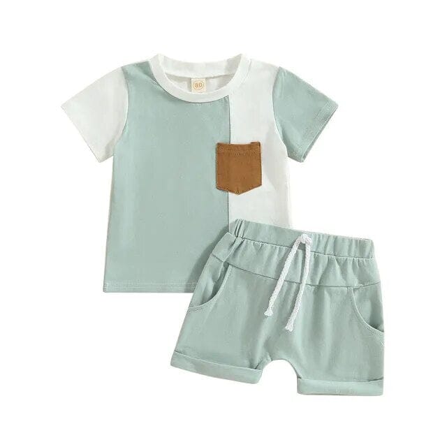 Boys Summer Clothes Set Boys Clothing Baby Boujee Green 6-12M 