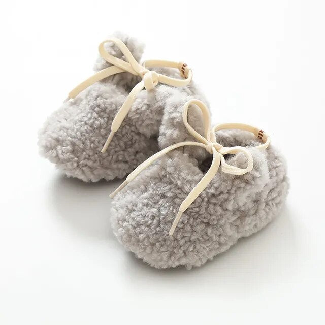 Winter Baby Moccasin Booties