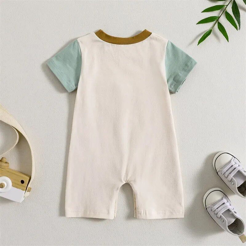 Baby's Summer Short Sleeve Romper