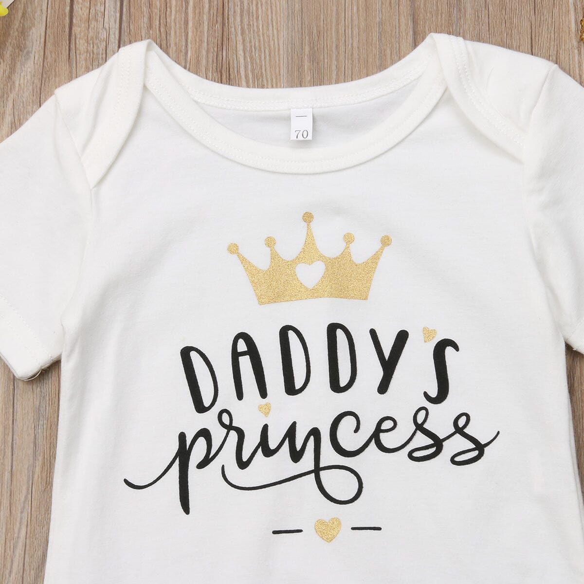 Daddy’s Princess Romper Newborn + Infant Baby Boujee 