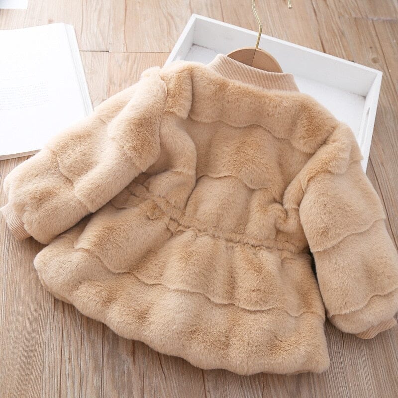 Bowtiful Fur Glamour Coat Girls Clothing Baby Boujee 