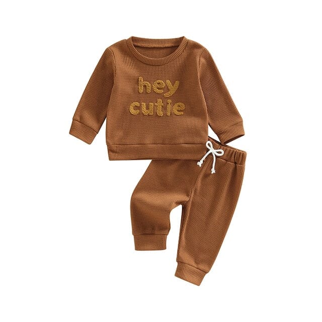 Hey Cutie Set Newborn + Infant Baby Boujee Chocolate 0-3M 