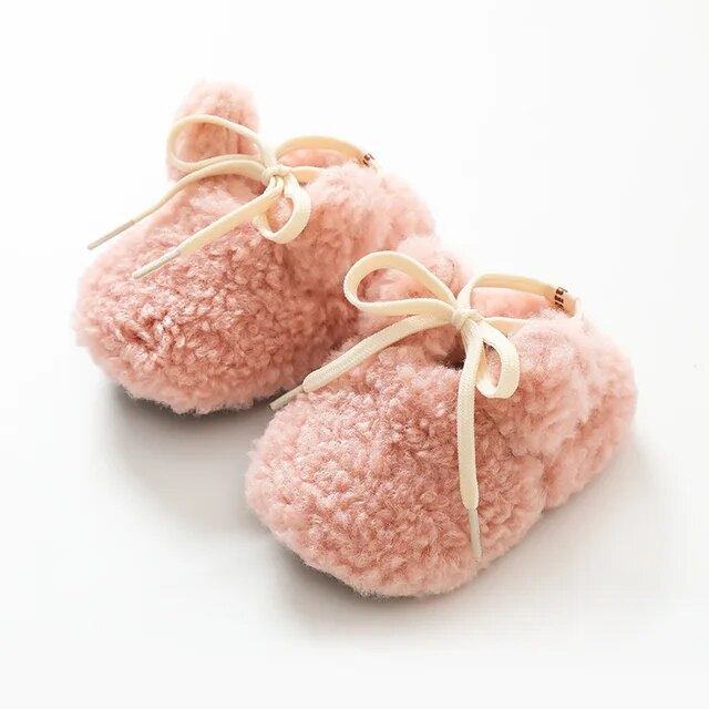 Winter Baby Moccasin Booties