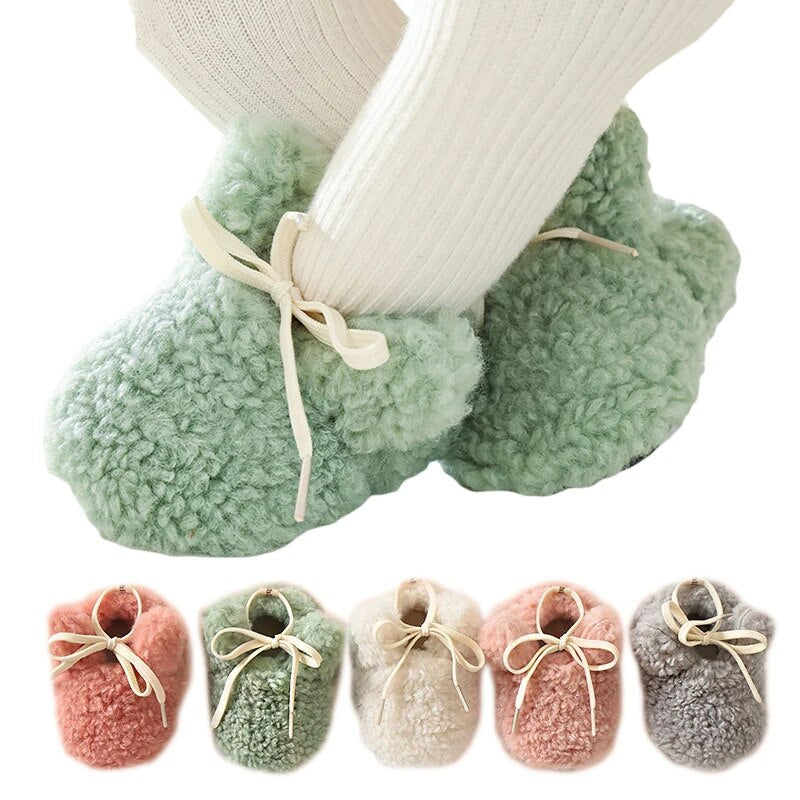 Winter Baby Moccasin Booties