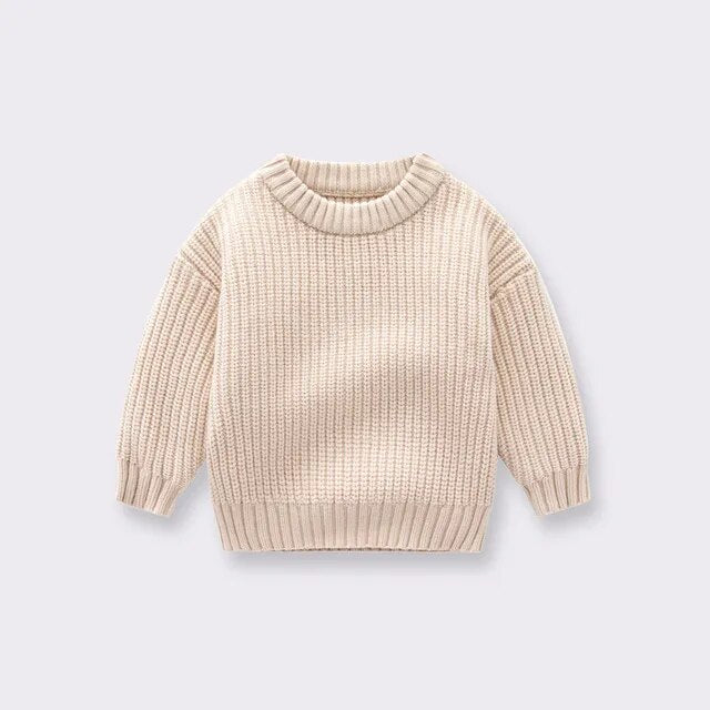 Cozy Toddler Knit Sweater Unisex Clothing Baby Boujee Khaki 6M 