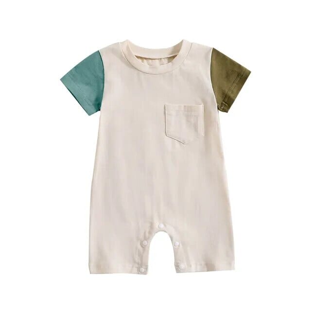 Baby's Summer Short Sleeve Romper Unisex Clothing Baby Boujee 