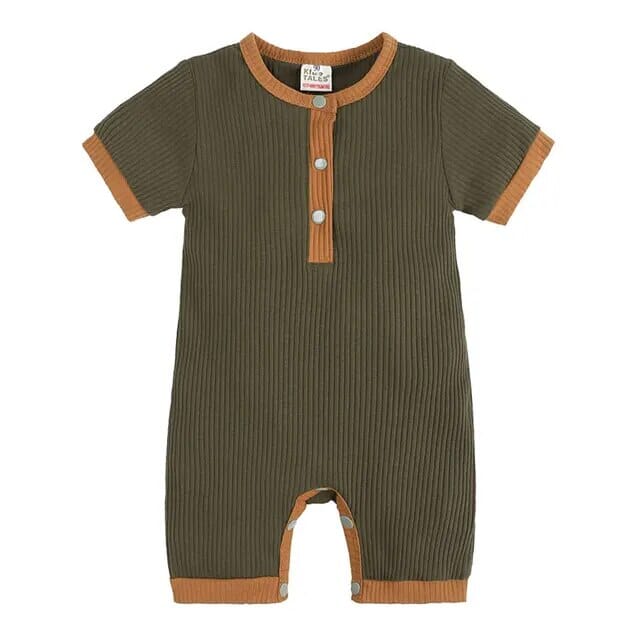 Summer Cotton Infant Romper Unisex Clothing Baby Boujee Green 3M 