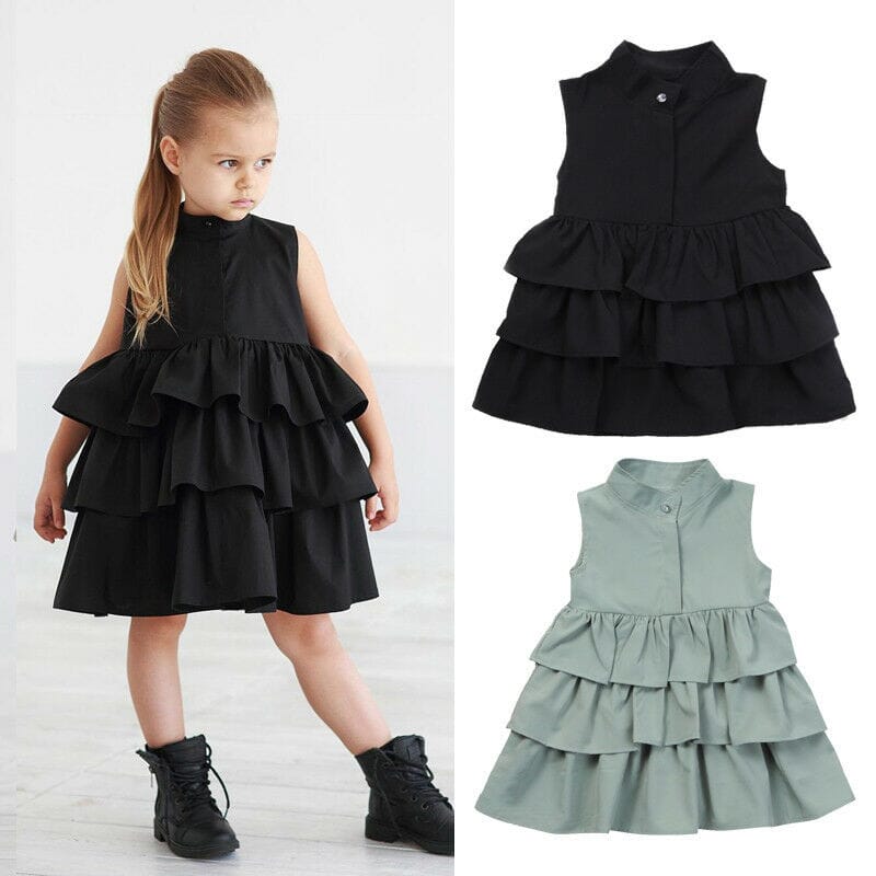 Crinkle Cut Dress Girls Clothing Baby Boujee 