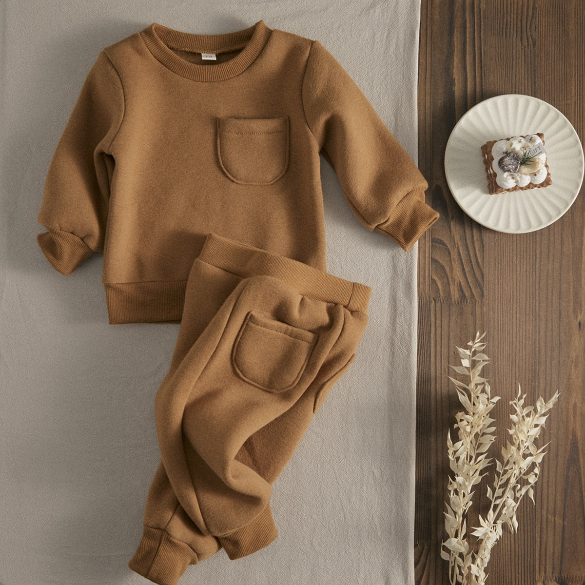 Luxe Loungewear Set Newborn + Infant Baby Boujee 