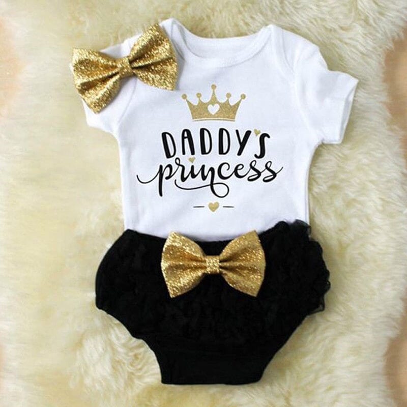 Daddy’s Princess Romper Newborn + Infant Baby Boujee 