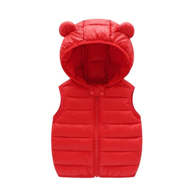 Snuggle Puff Vest Unisex Clothing USAdrop Red 9M 