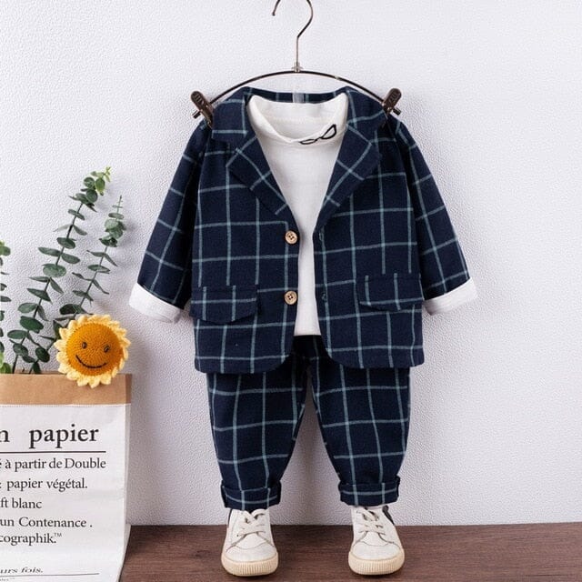 Suave Suit Boys Clothing USAdrop Navy Blue 9M 