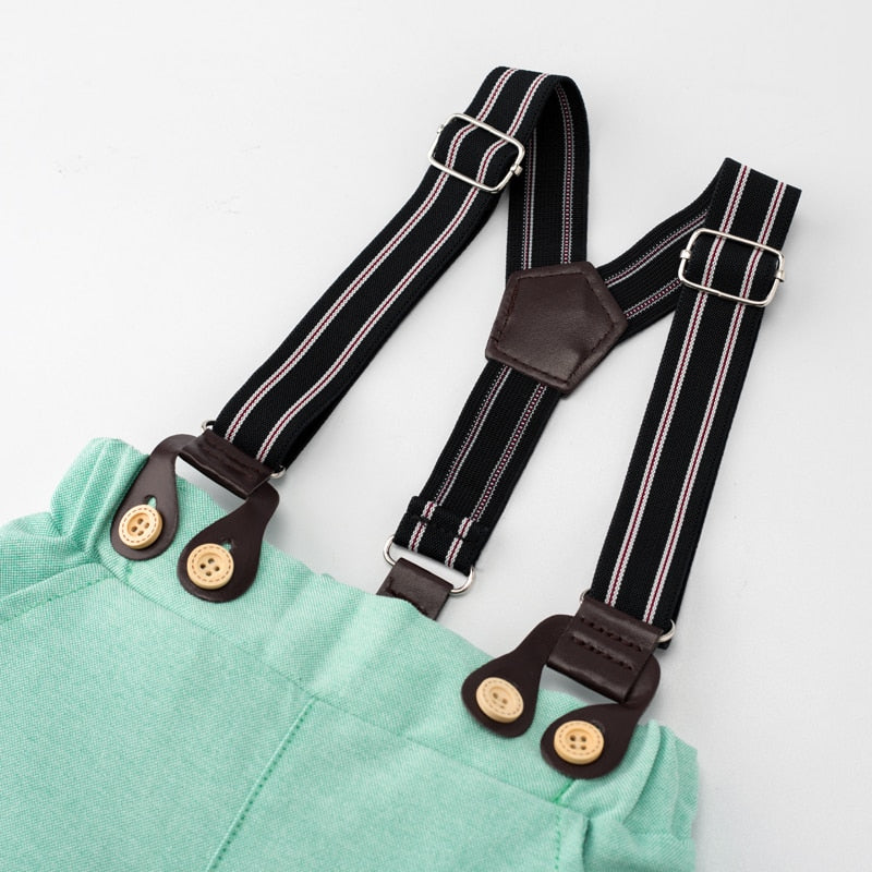 Stylish Suspenders Set Newborn + Infant Baby Boujee 