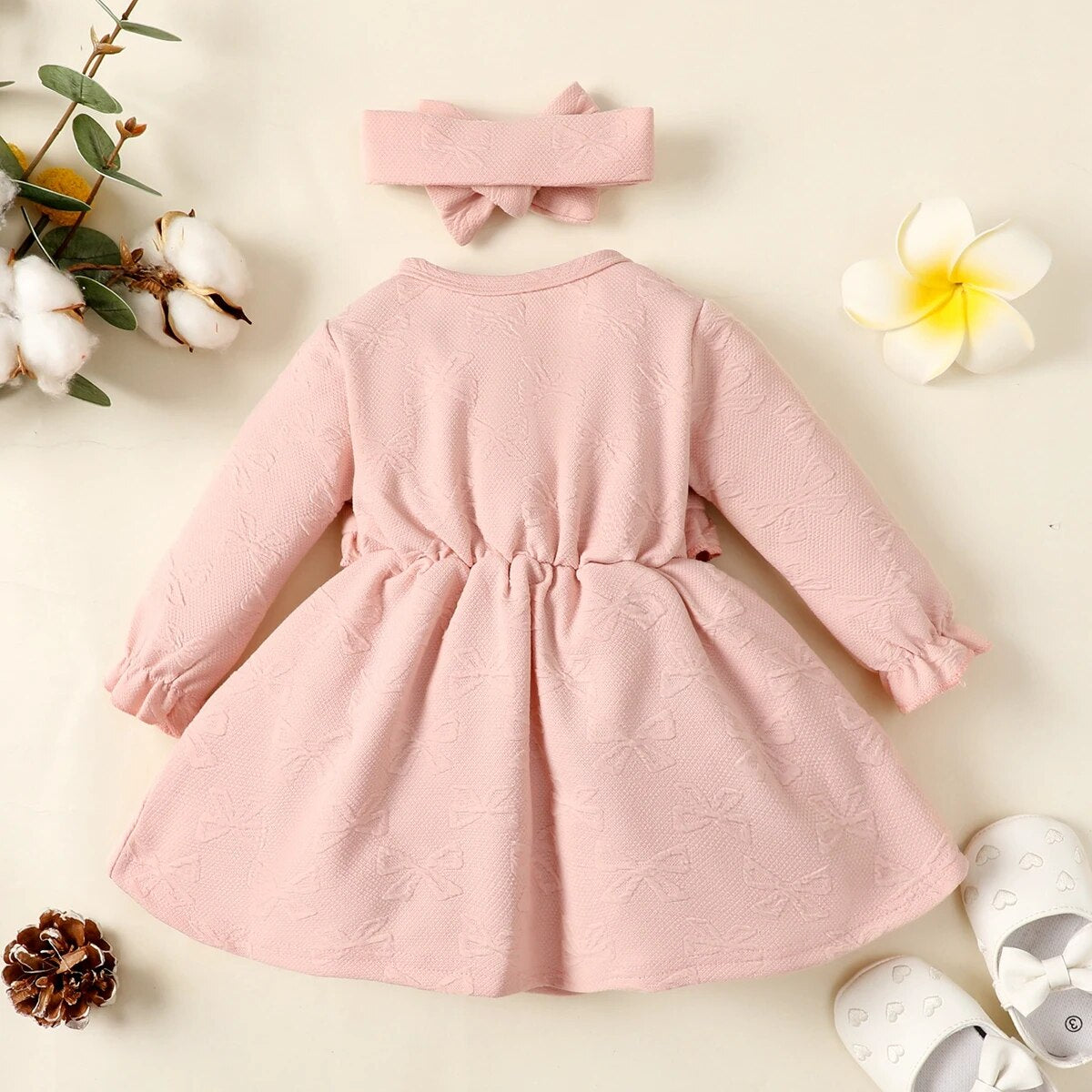 Little Princess Pink Bow Dress Girls Clothing Baby Boujee 