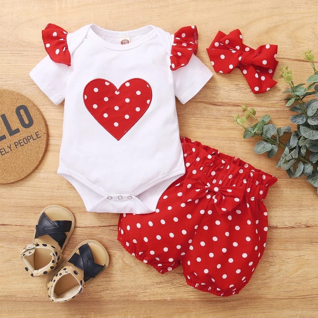 Polka Princess Ensemble Girls Clothing Baby Boujee 