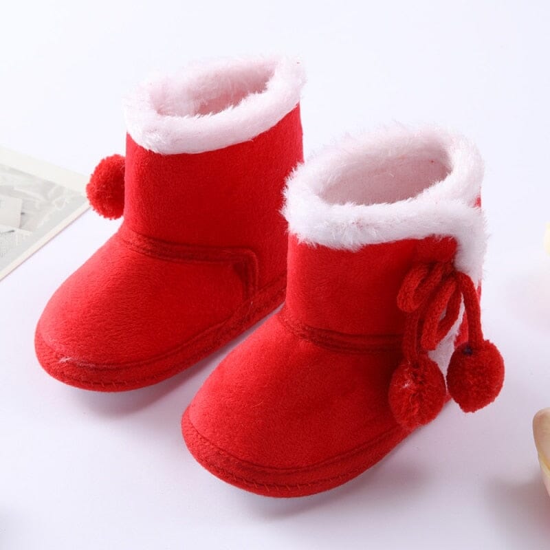 Fluffy Fluff Booties Shoes + Socks USAdrop Red S 