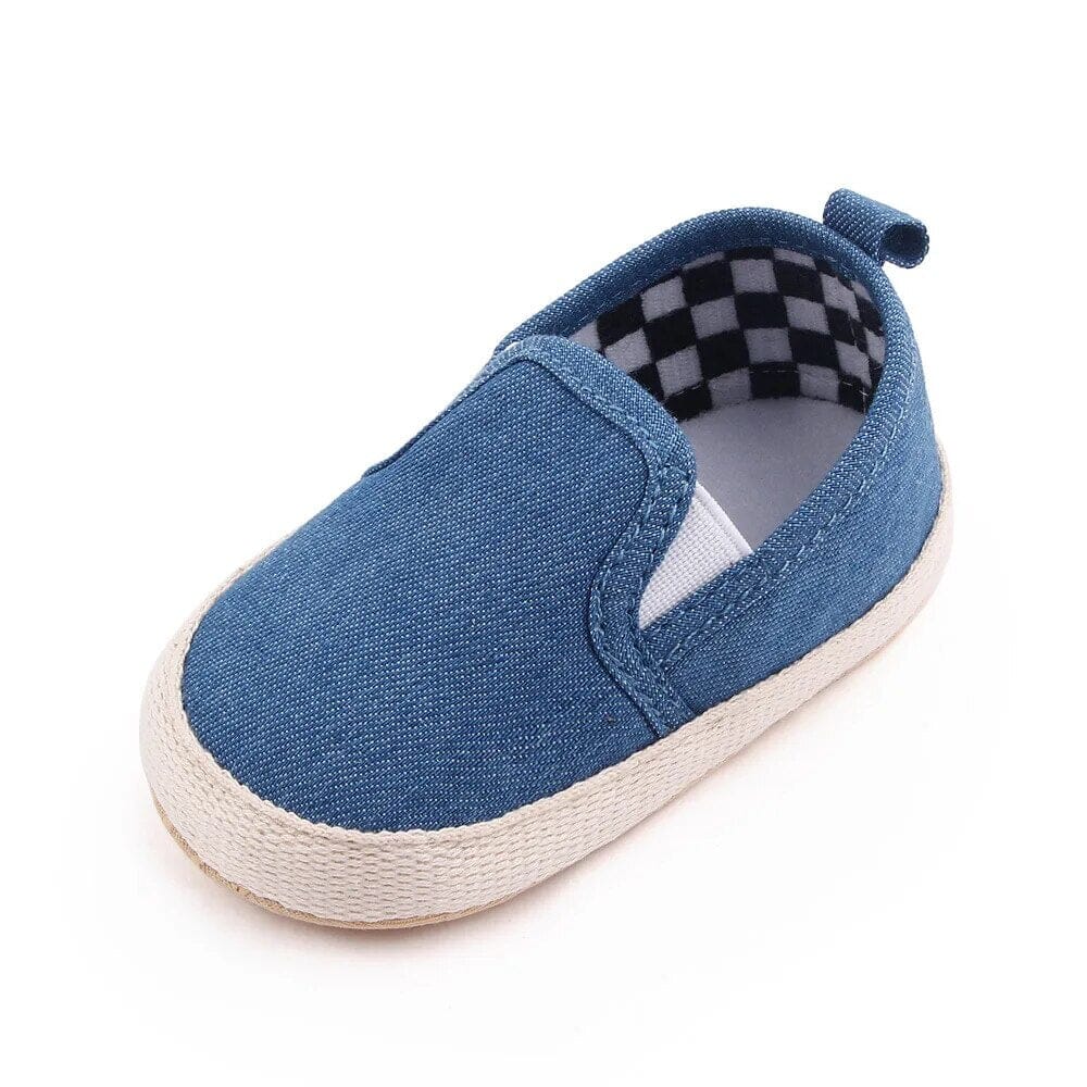 Tiny-Toes Mono Chic Shoes + Socks Baby Boujee Blue 1 