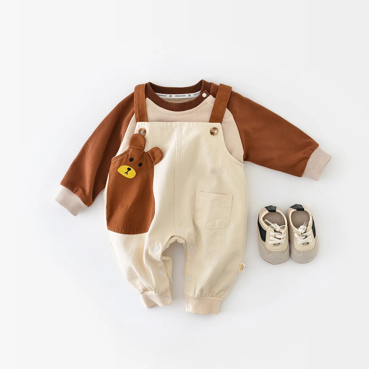 Baby Boys Overalls Set