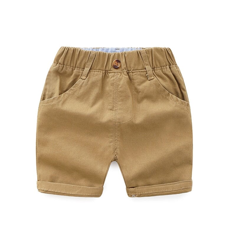 Sunshine Smiles Shorts Boys Clothing Baby Boujee Khaki 12M 