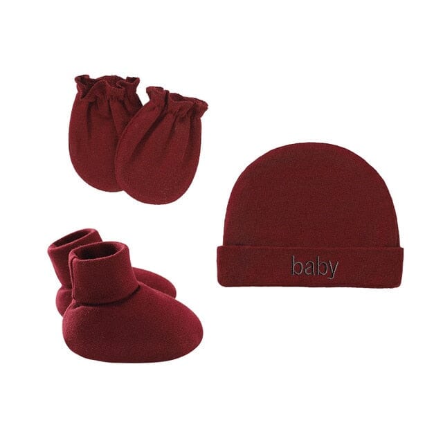 Cuddle Caps Set Accessories + Essentials Baby Boujee Red 0-6M 