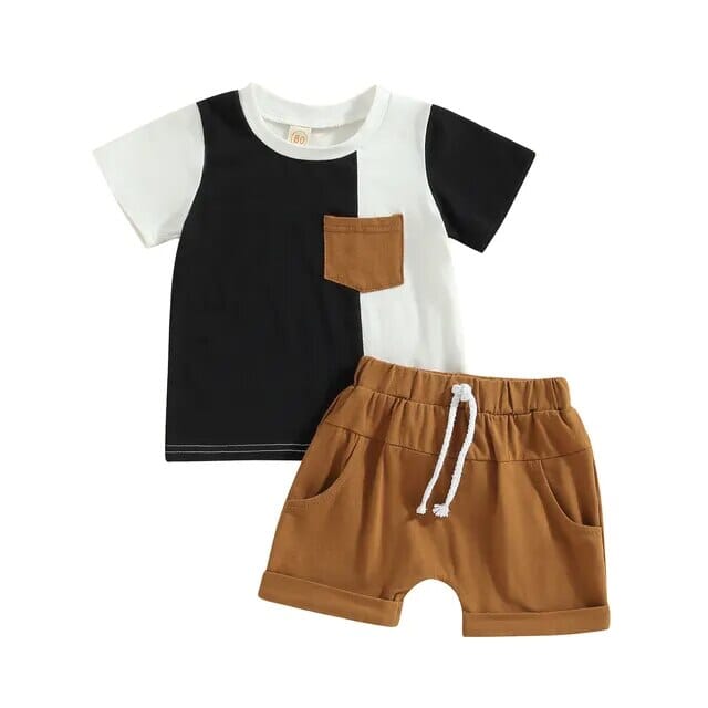 Boys Summer Clothes Set Boys Clothing Baby Boujee Coffee 6-12M 