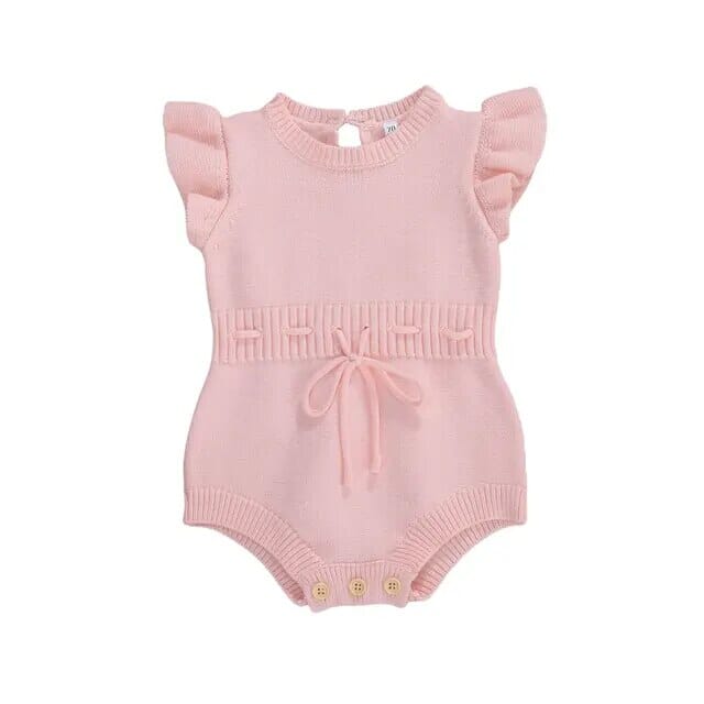 Autumn Whimsy Ruffle Romper Girls Clothing Baby Boujee Pink 0-6M 