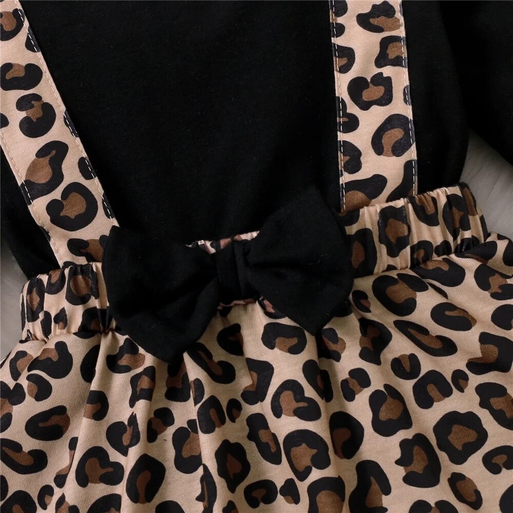 Baby Leopard Romper Dress