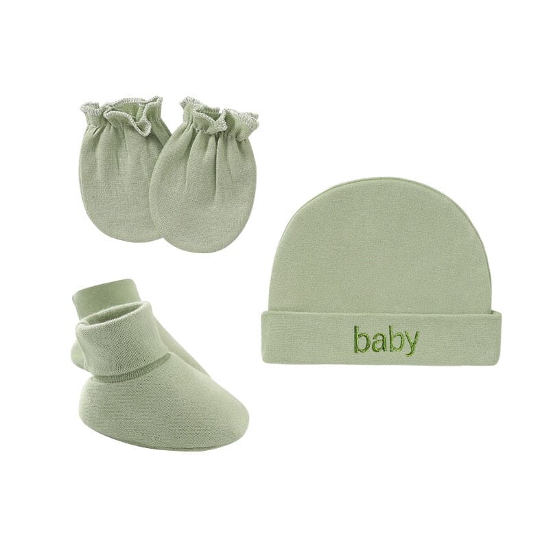 Cuddle Caps Set Accessories + Essentials Baby Boujee Light Green 0-6M 