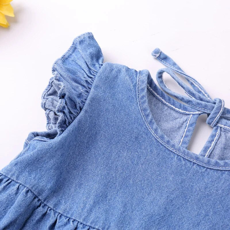 Denim Cool Baby Jumpsuit Set