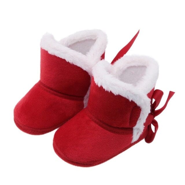 Tiny Toes Toasties Shoes + Socks USAdrop Red 0-6M: 4.52" (11.5cm) 