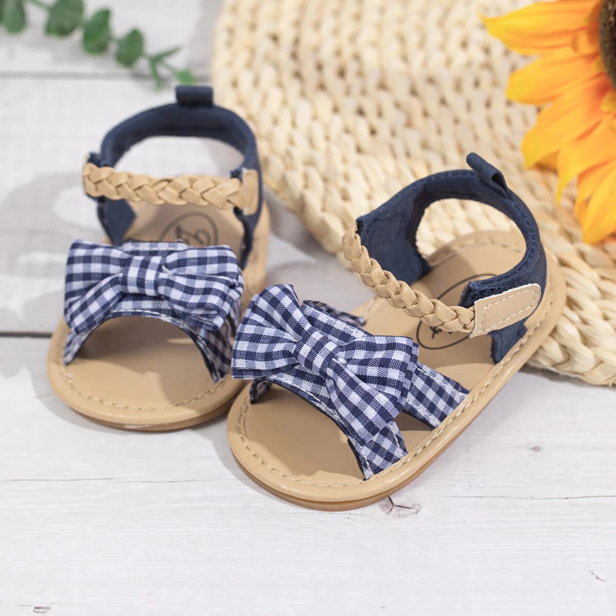 Little Bow Bliss Sandals Shoes + Socks Baby Boujee 