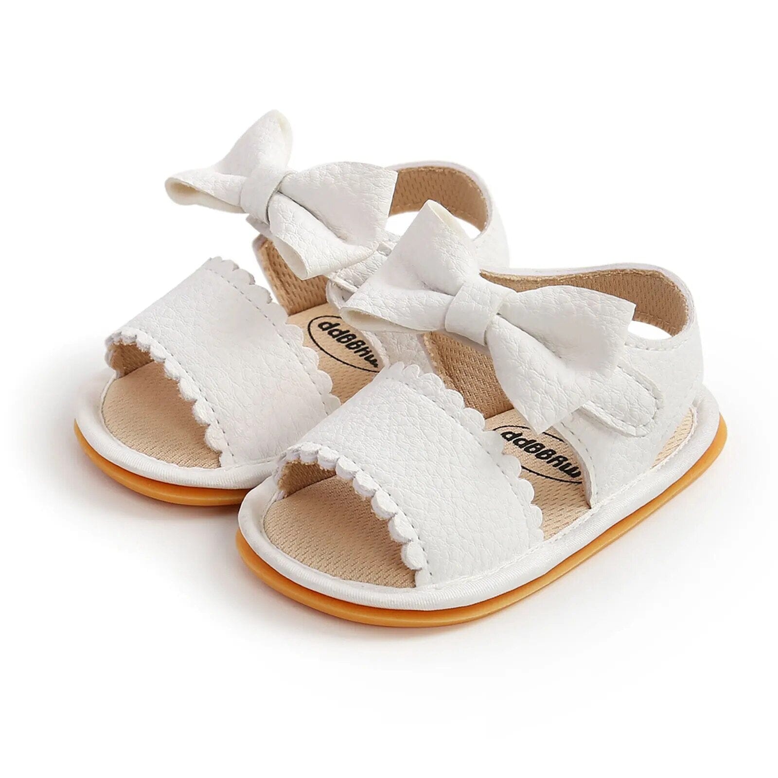 Bowtiful Steps (JS) Baby Boujee White 0-6M 